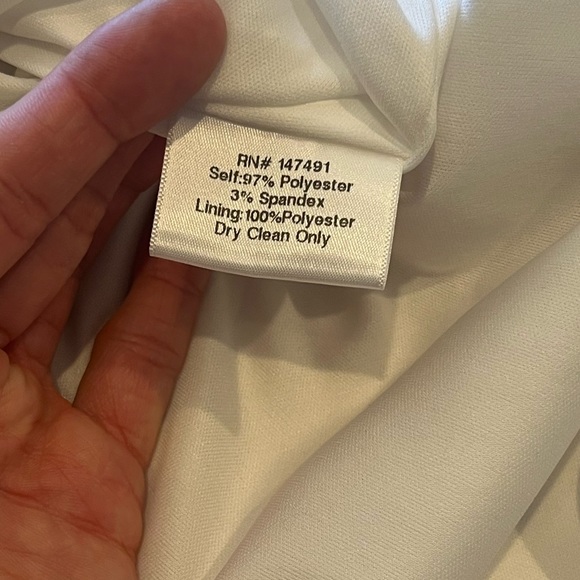 Katie May White Mermaid Spaghetti Strap Sweetheart Neckline Midi Dress Small - Picture 13 of 15